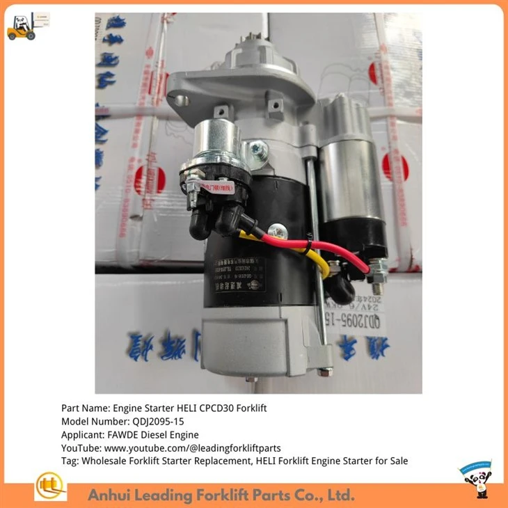 Engine Starter HELI CPCD30 Forklift 