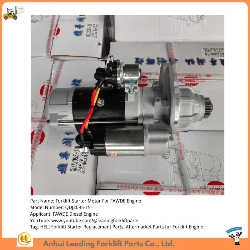 Forklift Starter Motor For FAWDE Engine Forklift Starter Motor For FAWDE Engine